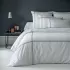 Bed set cotton sateen plain set green white Palais chic bronze
