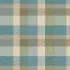 Custom made tablecloth 100% cotton coated jacquard pattern blue beige Mille zen ecume