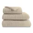 Bath set 100% cotton plain beige Vitae stone