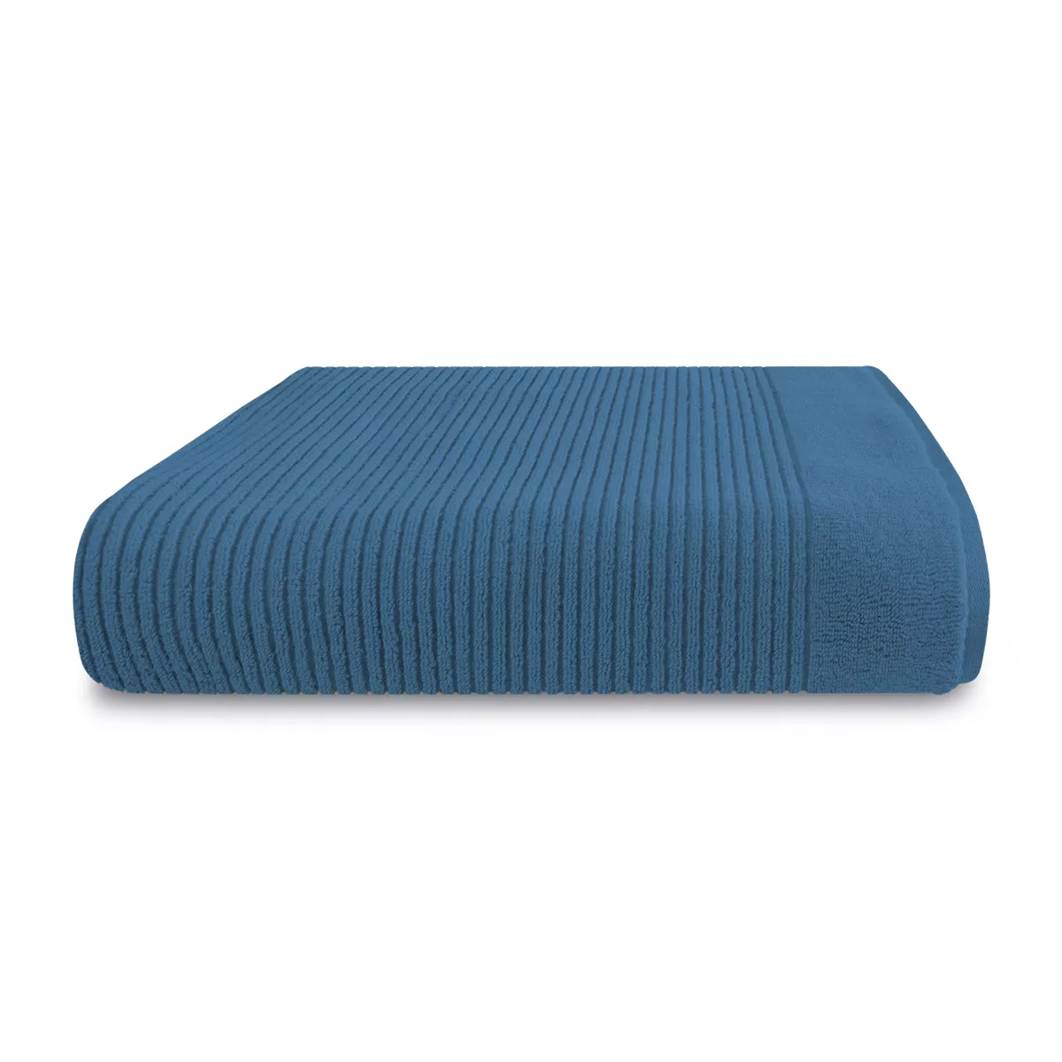 Bath towel 100% cotton 575 gsm plain blue Vitae denim