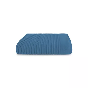 Bath towel 100% cotton 575 gsm plain blue Vitae denim