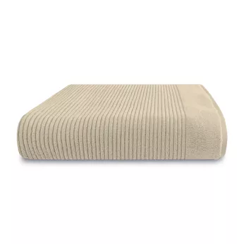 Bath towel 100% cotton 575 gsm plain beige Vitae stone