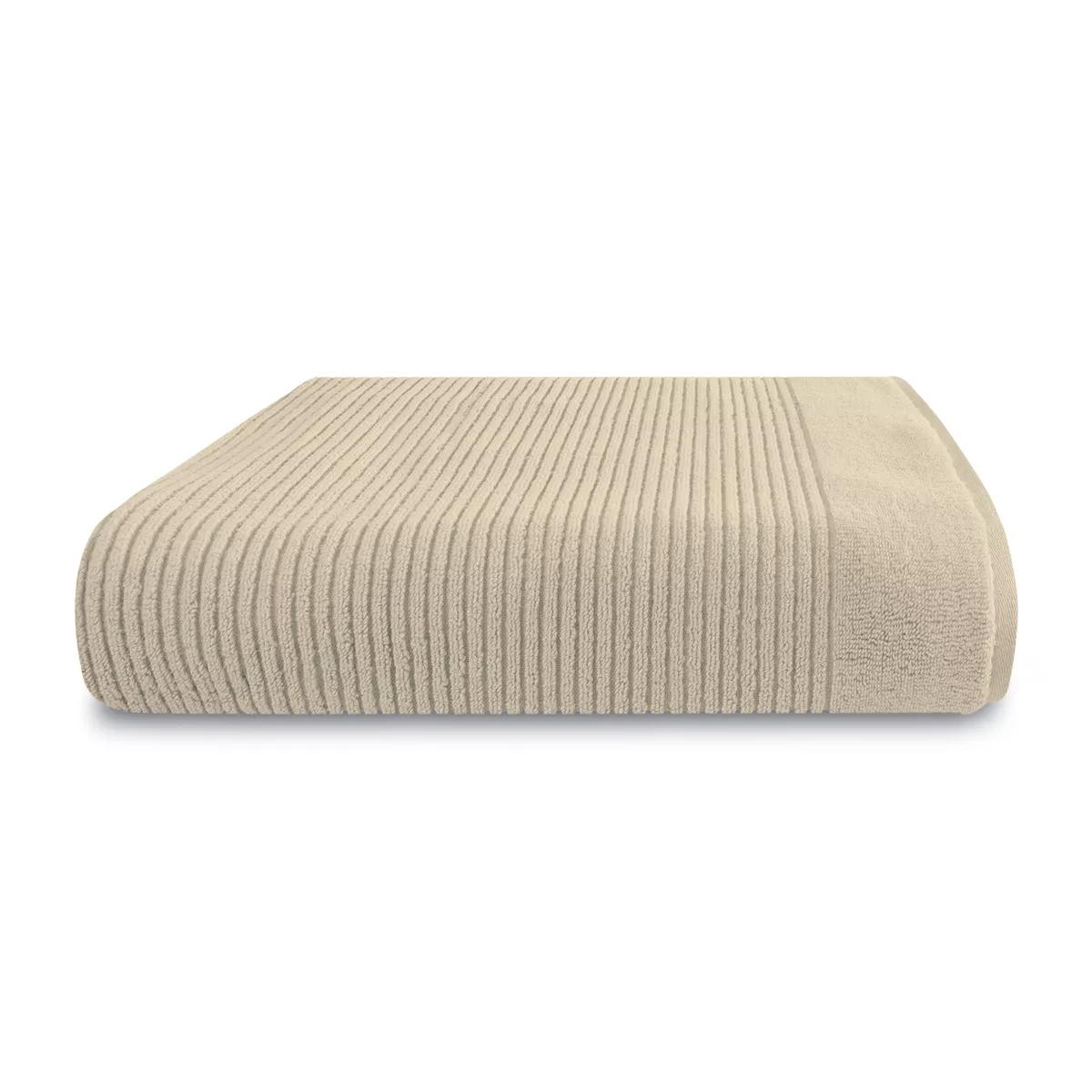Bath towel 100% cotton 575 gsm plain beige Vitae stone