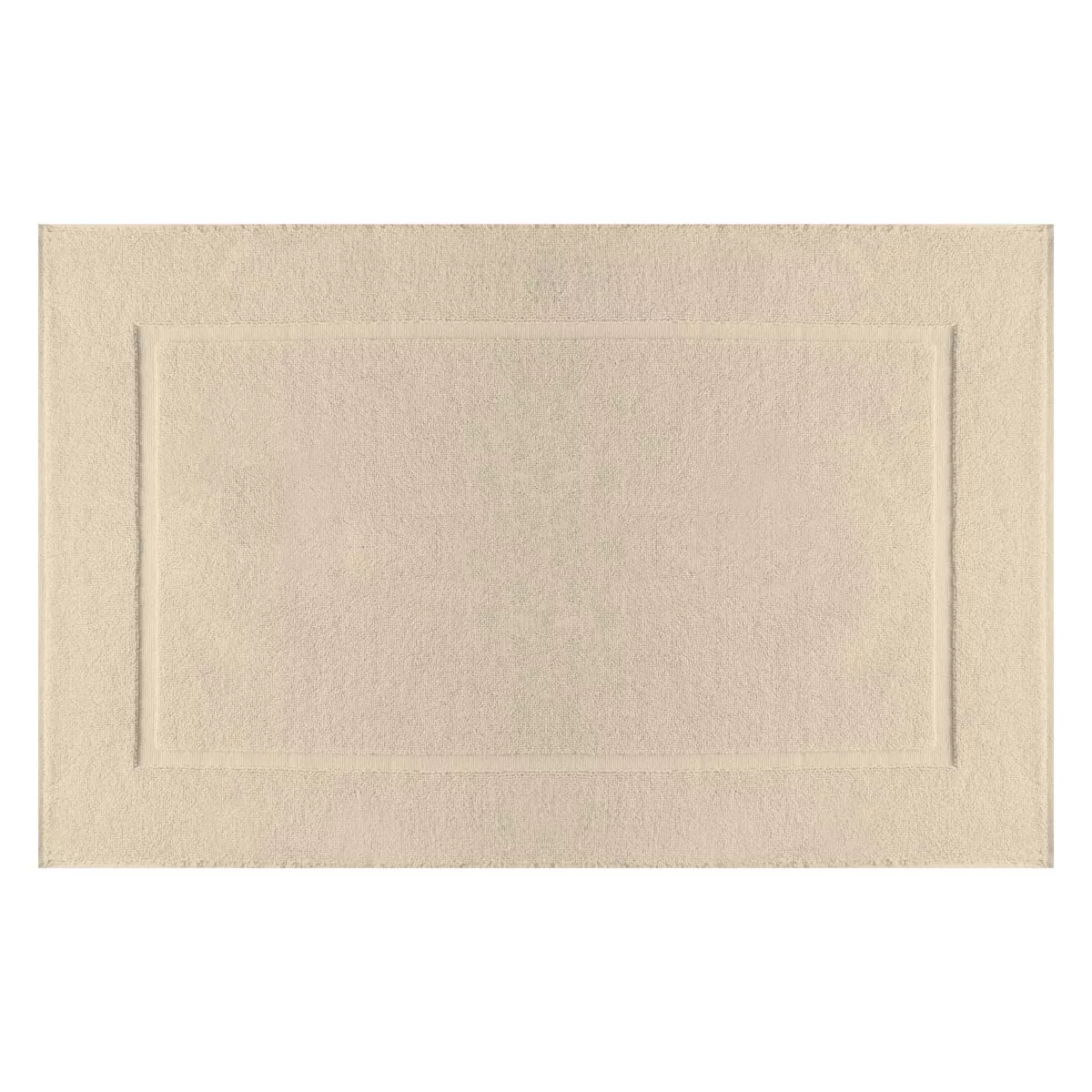 Bath mat 100% cotton 850 gsm plain beige Vitae stone