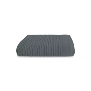 Bath towel 100% cotton 575 gsm plain anthracite Vitae titane