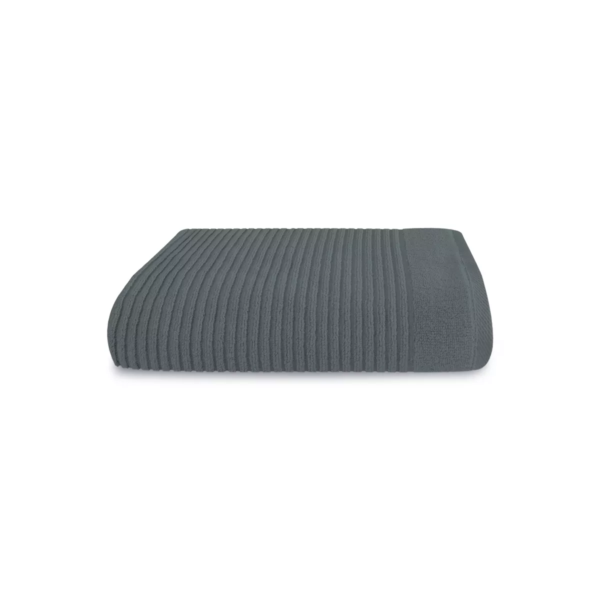 Bath towel 100% cotton 575 gsm plain anthracite Vitae titane