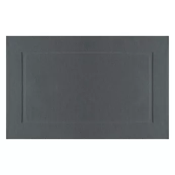 Bath mat 100% cotton 850 gsm plain anthracite Vitae titane