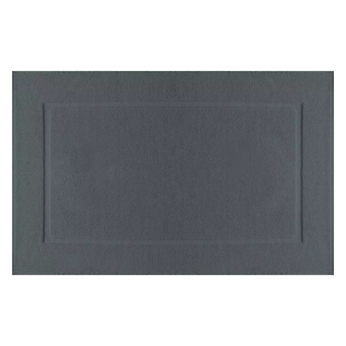 Bath mat 100% cotton 850 gsm plain anthracite Vitae titane