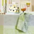 Napkin 100% cotton jacquard pattern green beige Mille parfums verde