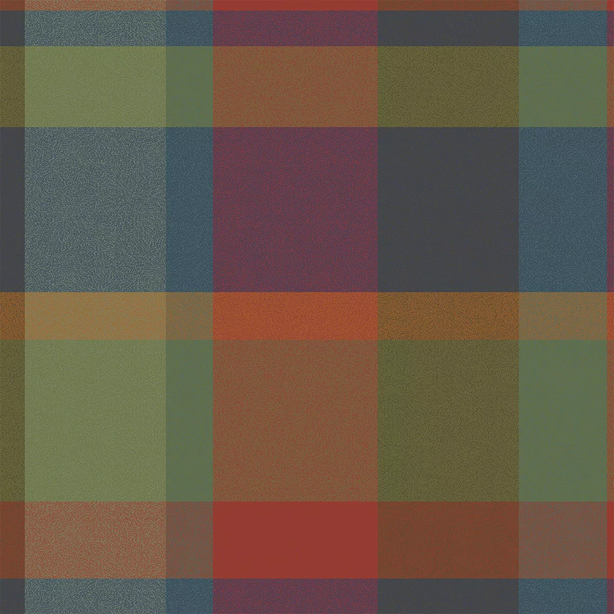Custom made tablecloth 100% cotton coated 220 gsm jacquard pattern green orange Mille baies shetland