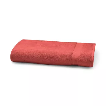 Bath towel 100% cotton 550 gsm plain pink Elea corail