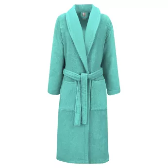 Bathrobe 100% cotton 420 gsm plain blue Elea curacao