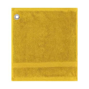 Eyelet square 100% cotton 550 gsm plain orange Elea safran