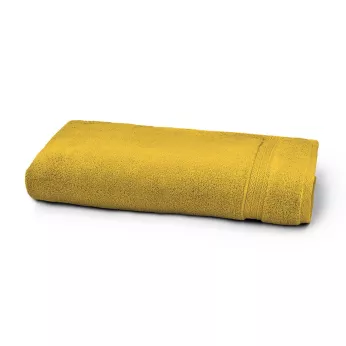 Shower towel 100% cotton 550 gsm plain orange Elea safran