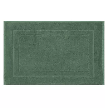 Bath mat 100% cotton 900 gsm plain green Elea kaki