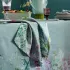 Napkin linen & cotton prewashed 150 gsm printed blue purple Ombres boisees givre