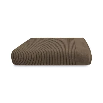 Shower towel 100% cotton 575 gsm plain brown Vitae chocolat