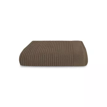 Bath towel 100% cotton 575 gsm plain brown Vitae chocolat