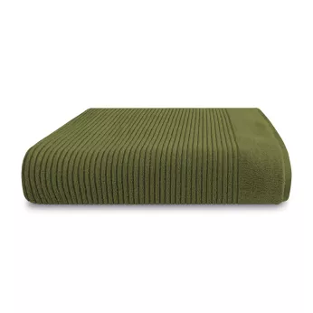 Bath towel 100% cotton 575 gsm plain green Vitae mousse