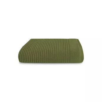 Bath towel 100% cotton 575 gsm plain green Vitae mousse