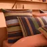 Pillowcase 100% cotton 200 gsm stripes orange brown Wilson brown
