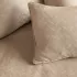 Pillowcase cotton sateen jacquard pattern beige Adagio lin
