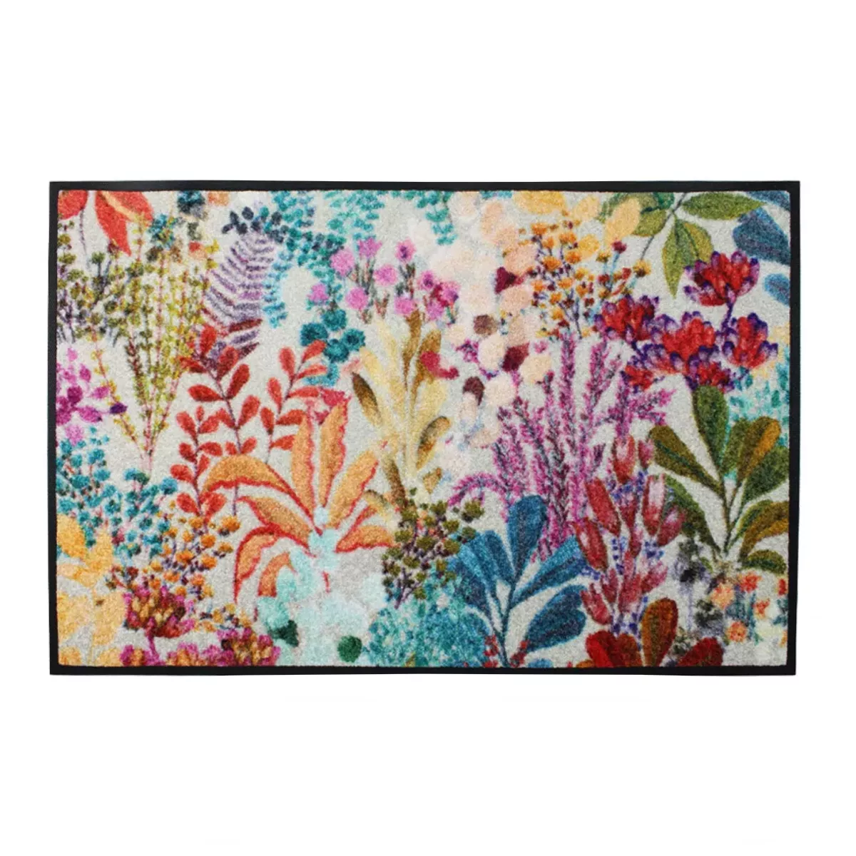 Decor mat caoutchouc & nylon printed multicolor Pampa multicolore
