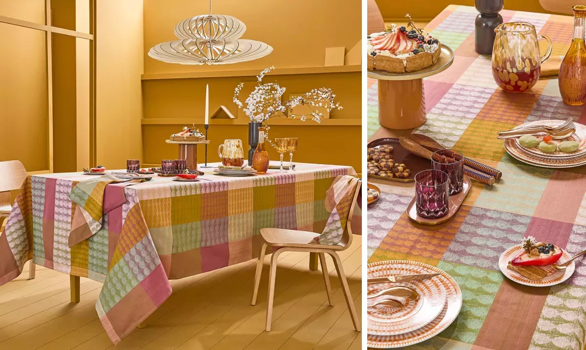 Mille Halo prunus tablecloth