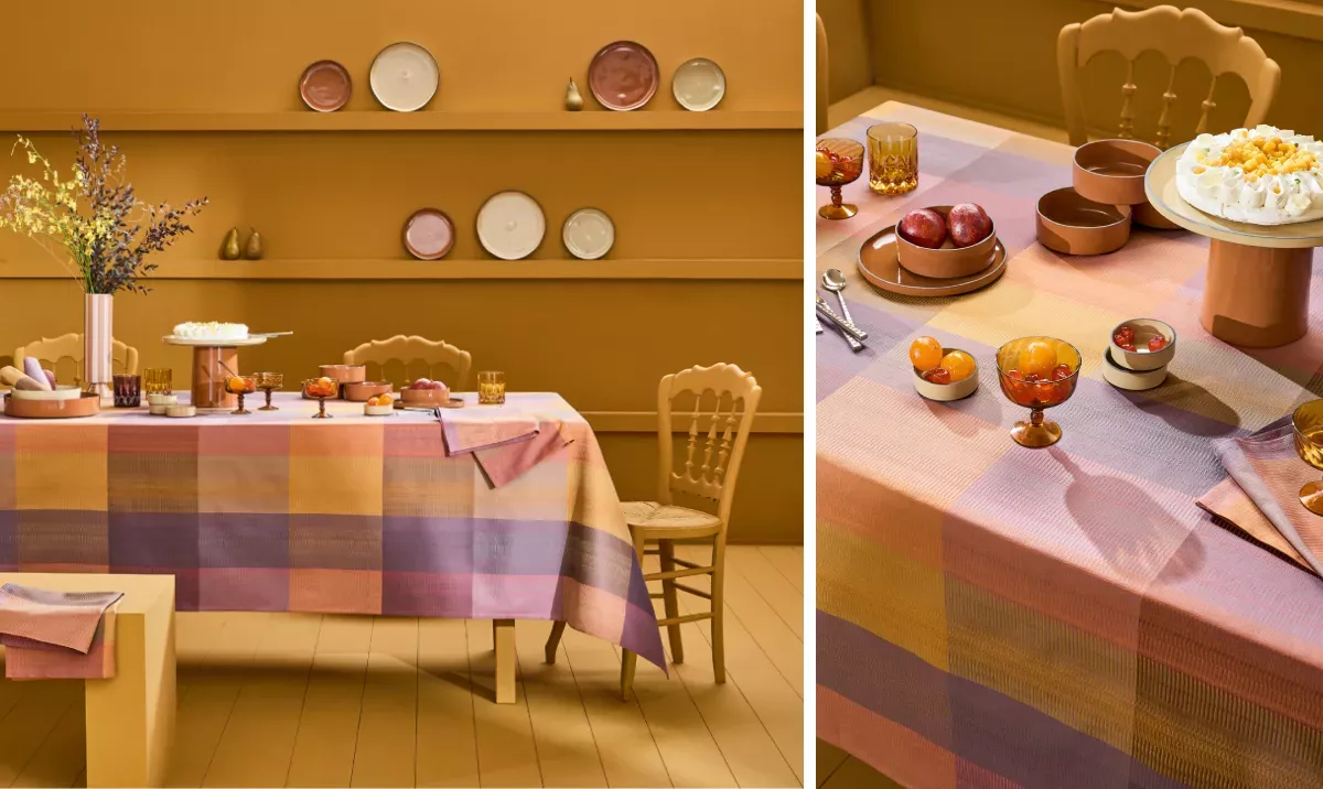 Mille Écossais velvet Tablecloth