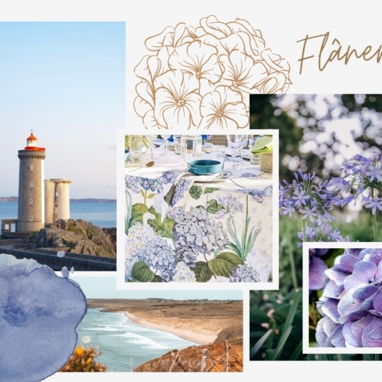 Inspiration des vacances en Bretagne, ses villages fleuris d'hortensias