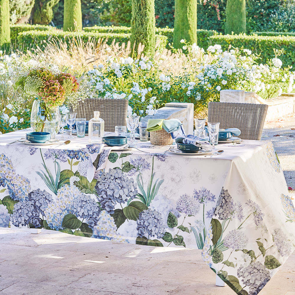Nappe en lin Jardin de Bretagne - Garnier-Thiebaut
