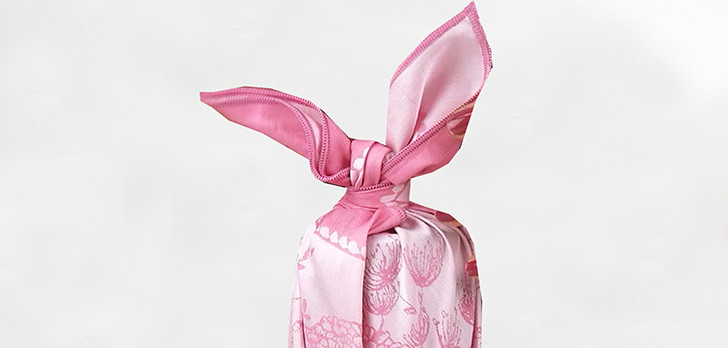 Tuto wrapping present Fukoshiki - protect the planet
